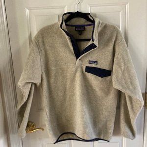 Patagonia Fleece Men's Lightweight Synchilla® Snap-T® Fleece Pullover -size s